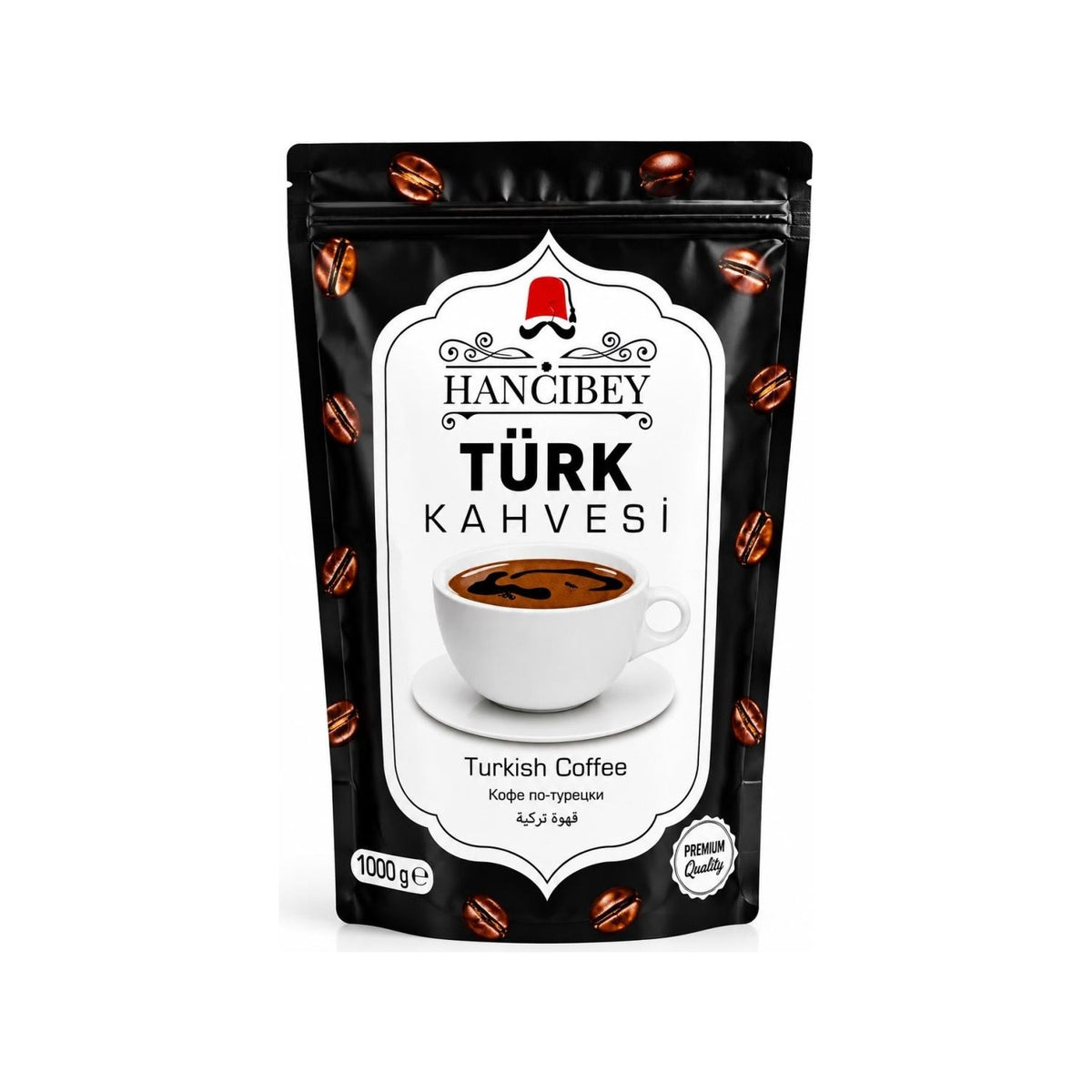 Hancibey Turkish Coffee, Medium Roast, 1kg - MALLTURK