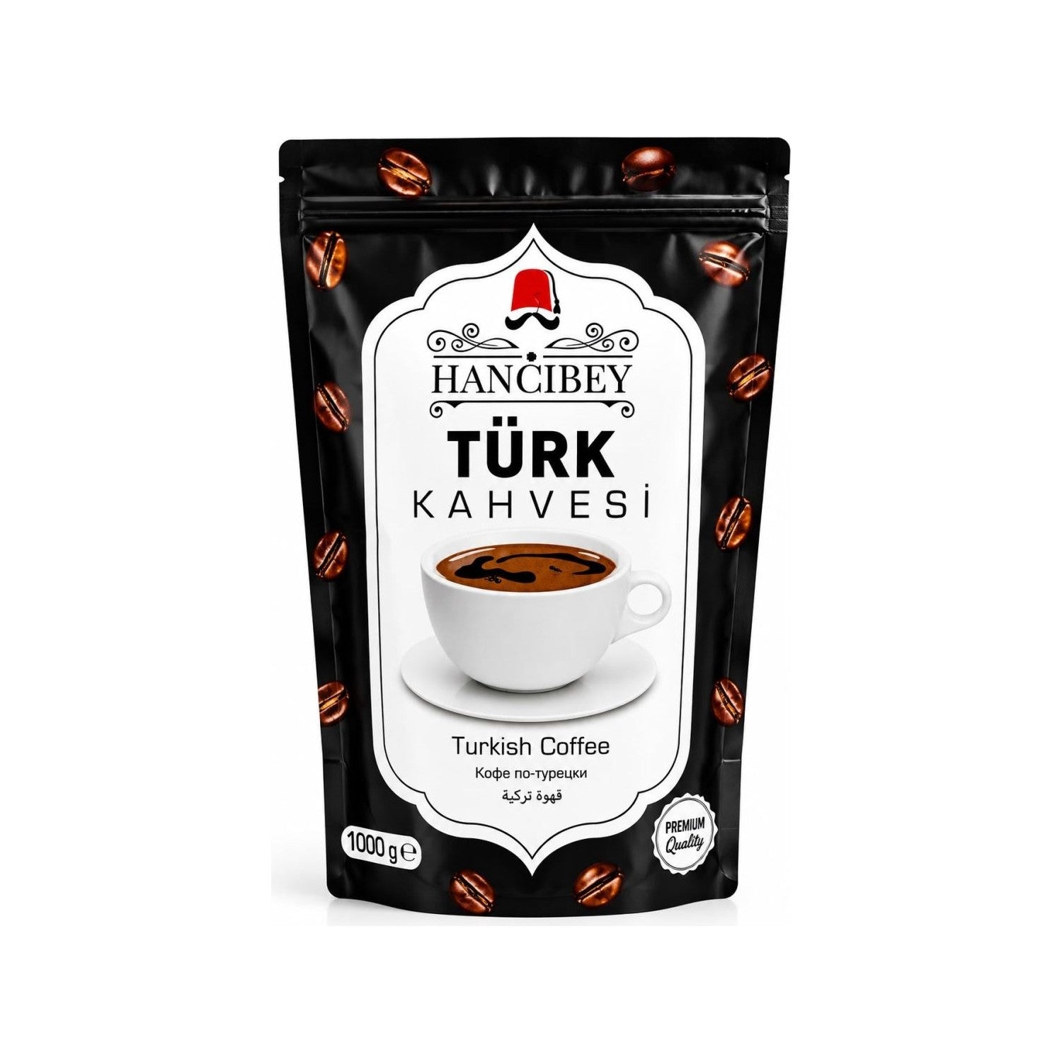 Hancibey Turkish Coffee, Medium Roast, 1kg - MALLTURK