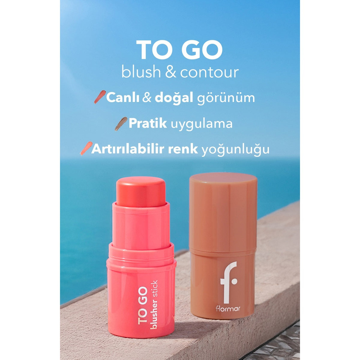 Flormar To Go Stick Blush