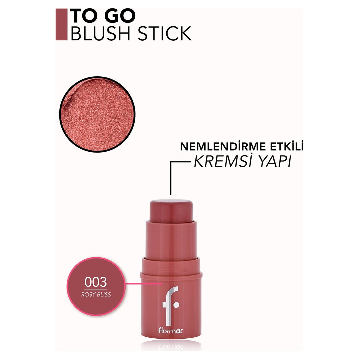 Flormar To Go Stick Blush