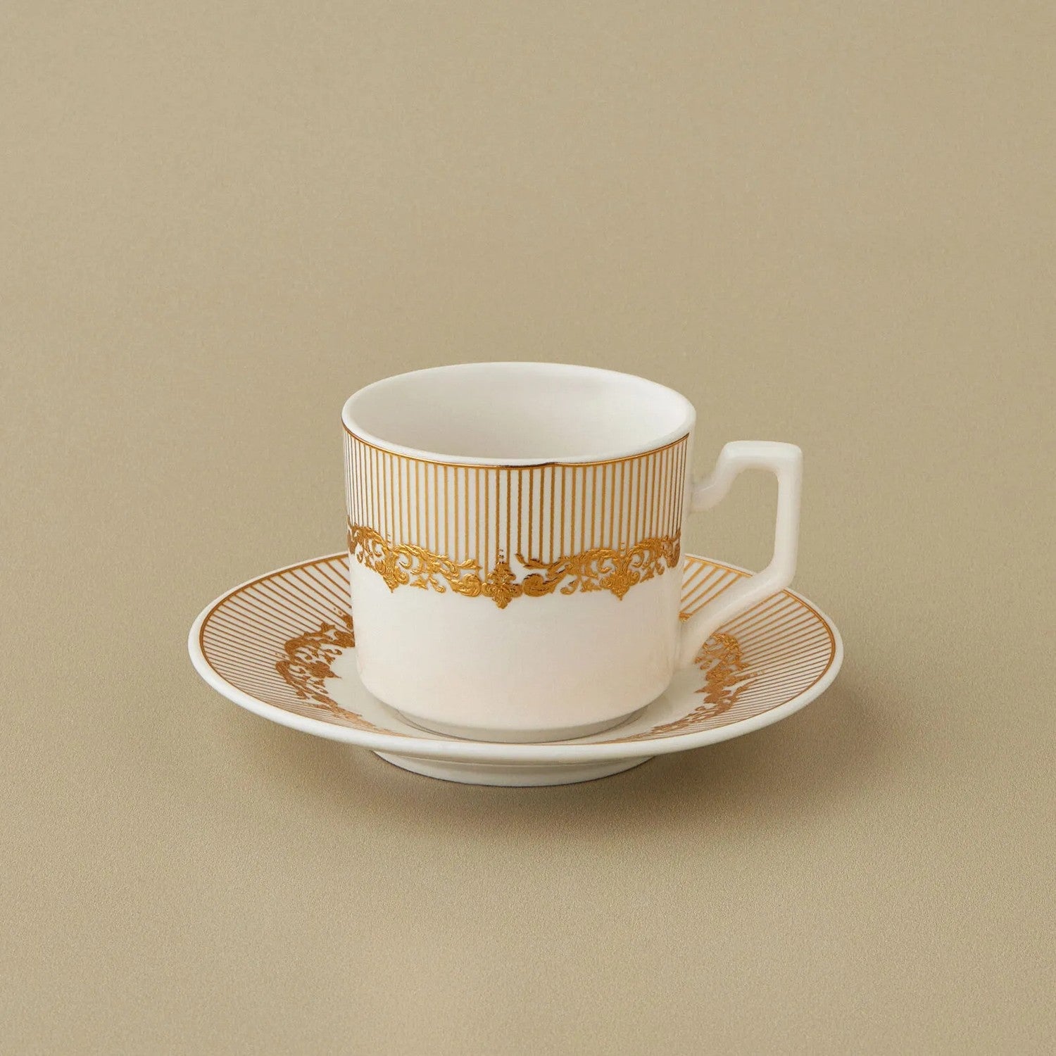 Karaca Vildan Turkish Coffee Cup Set for 6, 100 ml - MALLTURK