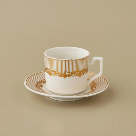 Karaca Vildan Turkish Coffee Cup Set for 6, 100 ml - MALLTURK