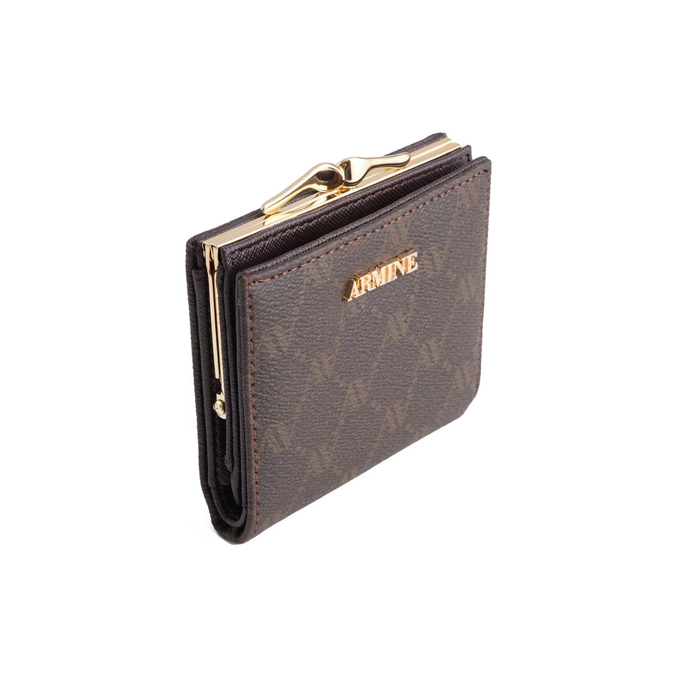 Armine Dotted Wallet Coffee Variant - MALLTURK