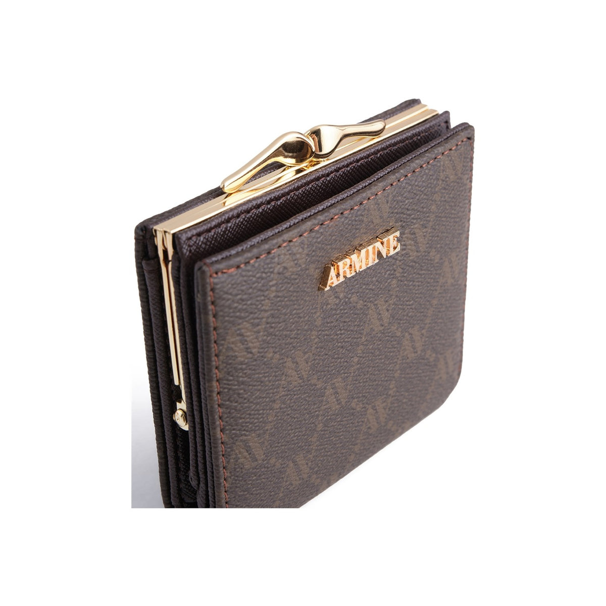 Armine Dotted Wallet Coffee Variant - MALLTURK