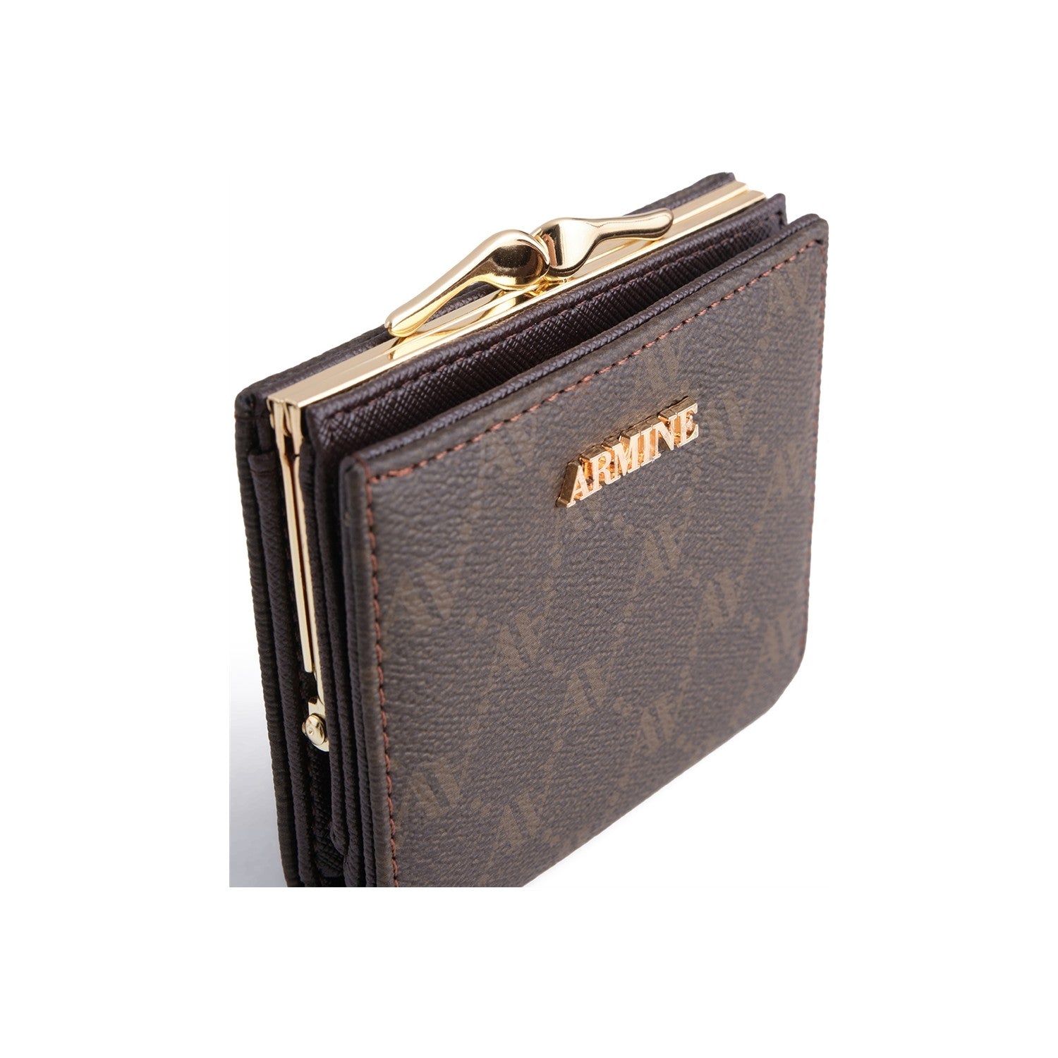 Armine Dotted Wallet Coffee Variant - MALLTURK