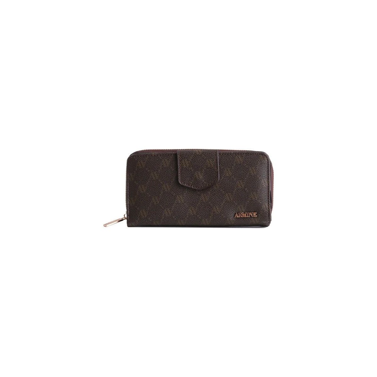 Armine Dotted Wallet Coffee Type - MALLTURK