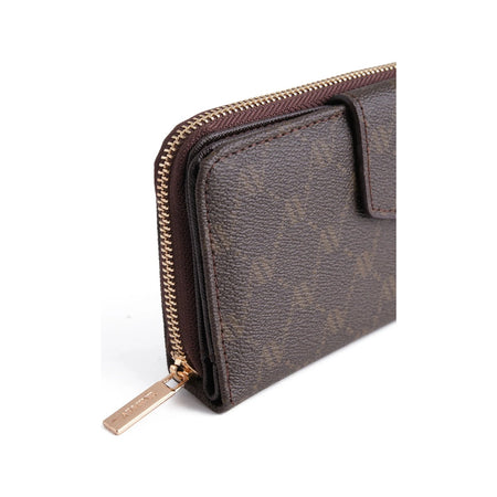 Armine Dotted Wallet Coffee Type - MALLTURK