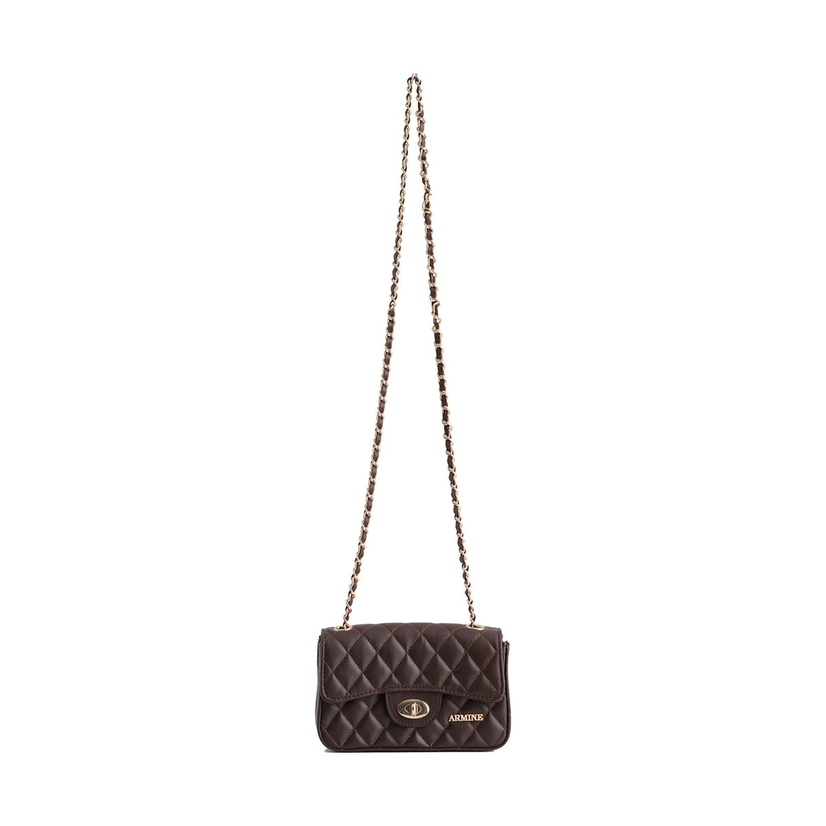 Armine Quilted Bag Coffee Casual Bag - MALLTURK