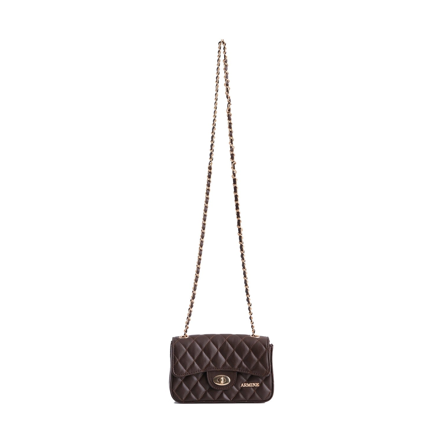 Armine Quilted Bag Coffee Casual Bag - MALLTURK