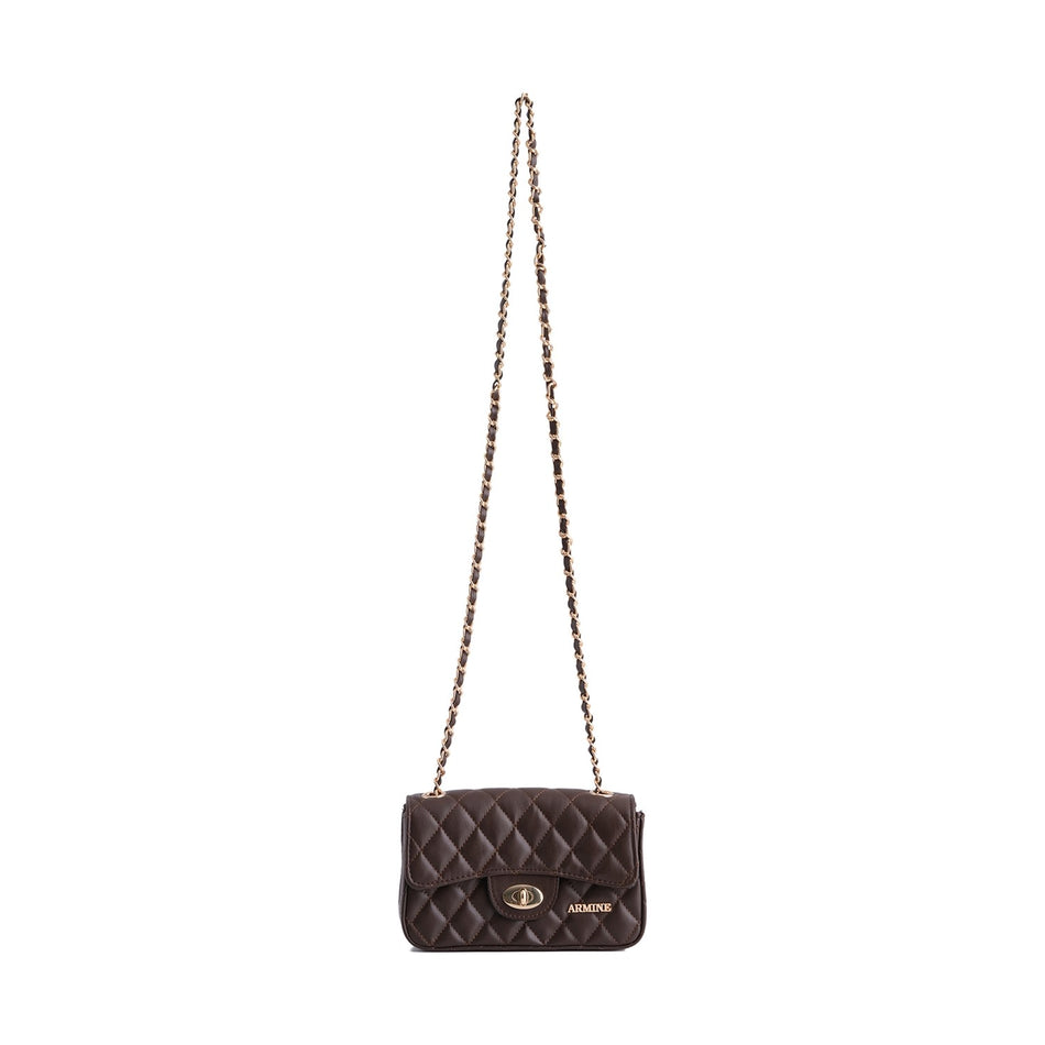 Armine Quilted Bag Coffee Casual Bag - MALLTURK