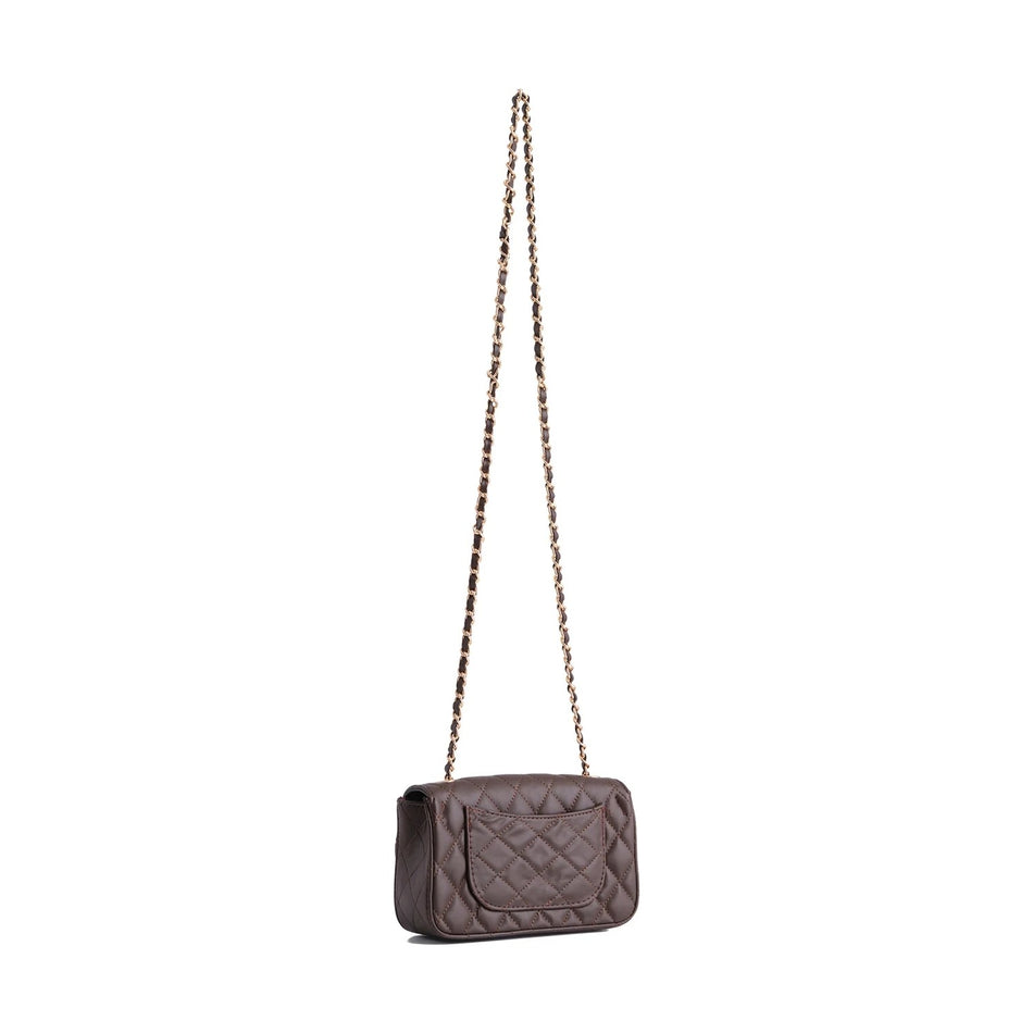 Armine Quilted Bag Coffee Casual Bag - MALLTURK