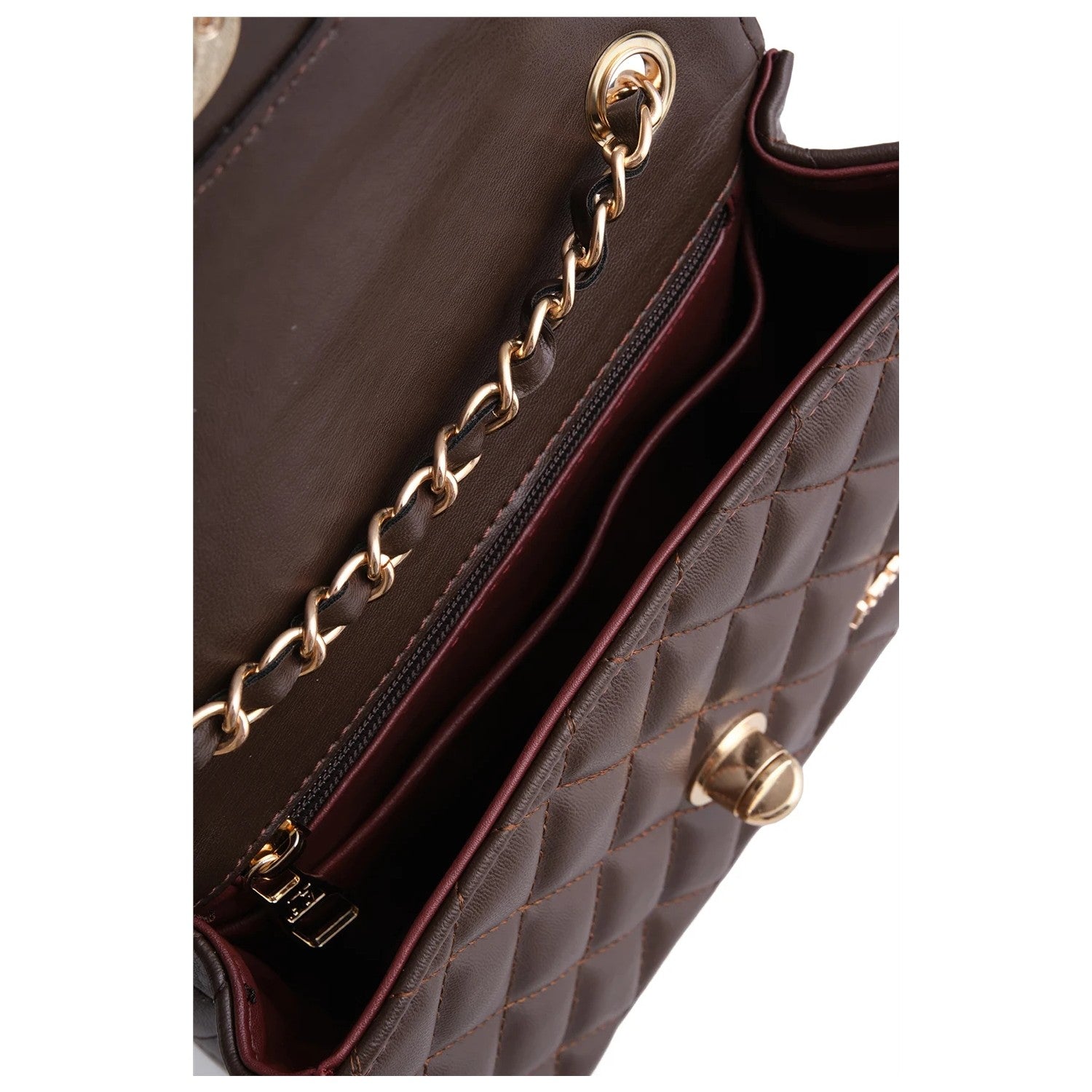 Armine Quilted Bag Coffee Casual Bag - MALLTURK