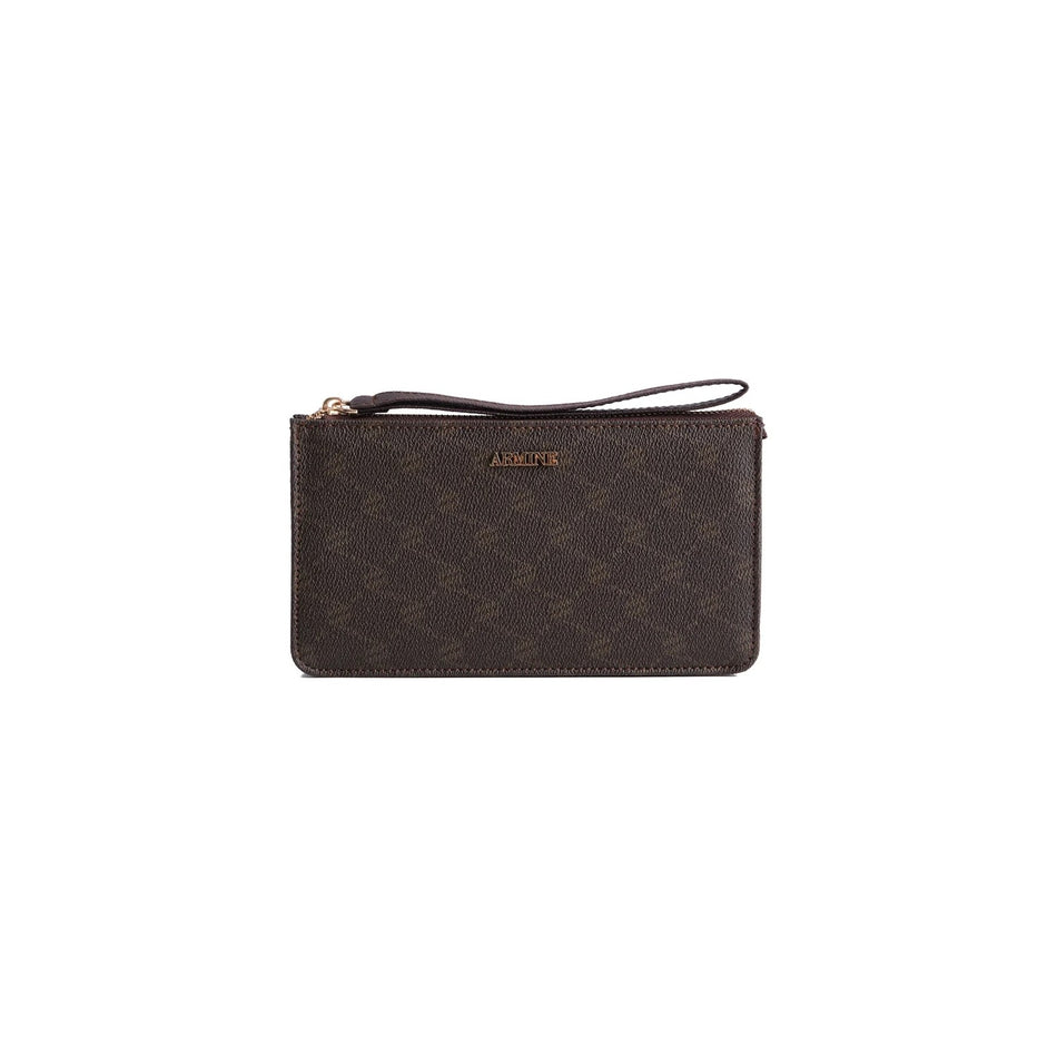 Armine Dotted Wallet Coffee Line - MALLTURK