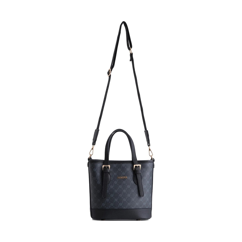 Armine Polka Dot Bag Black Casual Bag - MALLTURK
