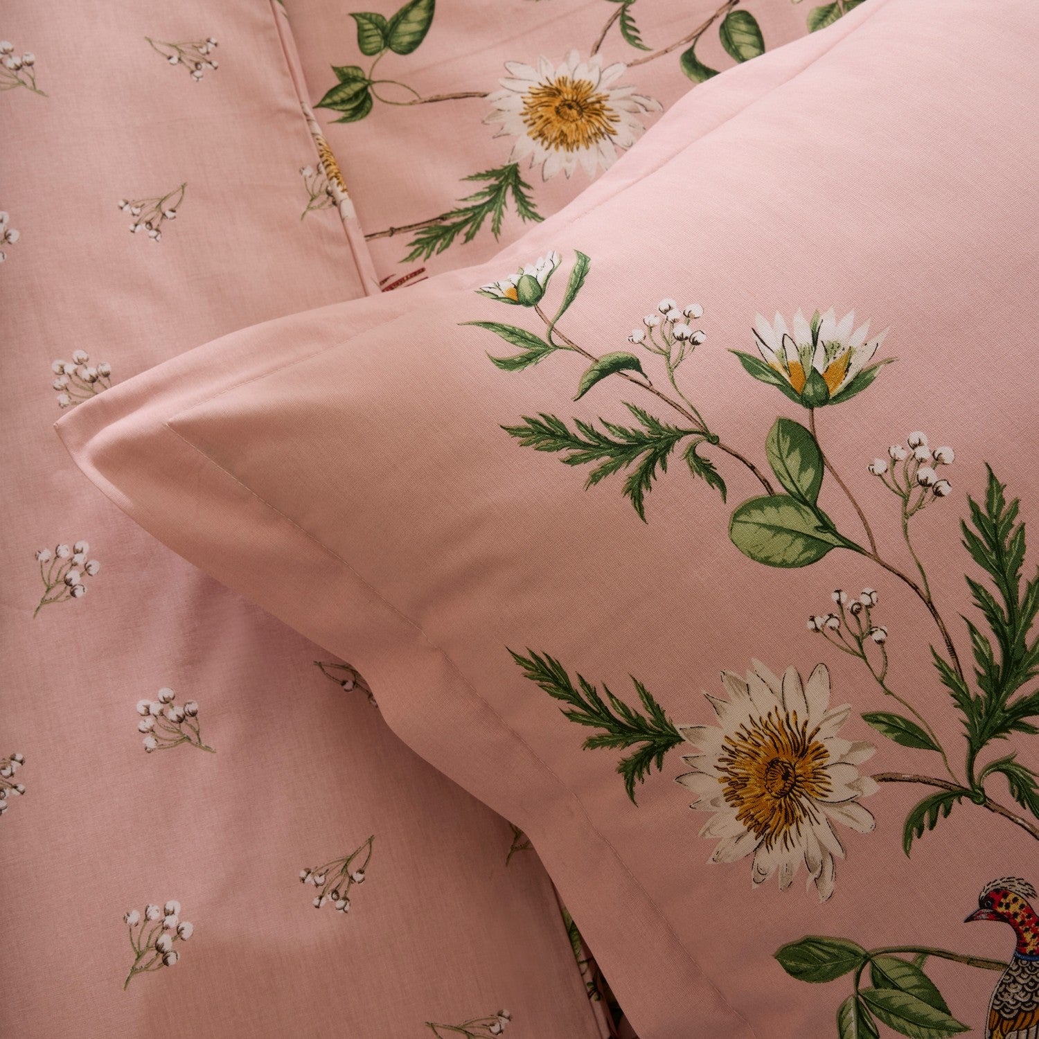 Karaca Home Calivra %100 Cotton Double Duvet Cover Set Powder Pink - MALLTURK