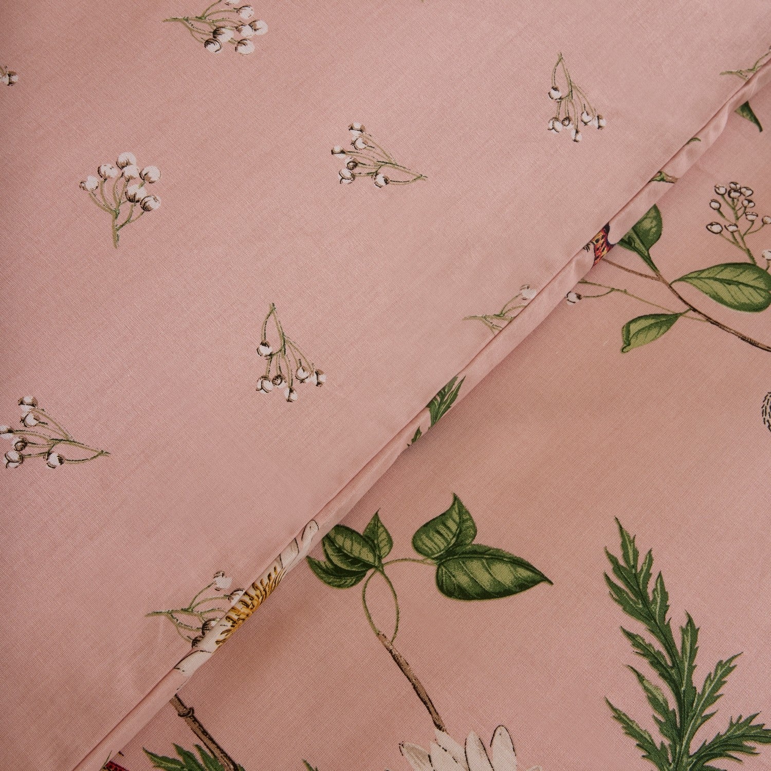 Karaca Home Calivra %100 Cotton Double Duvet Cover Set Powder Pink - MALLTURK
