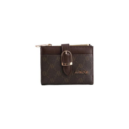 Armine Dotted Wallet Coffee Format - MALLTURK
