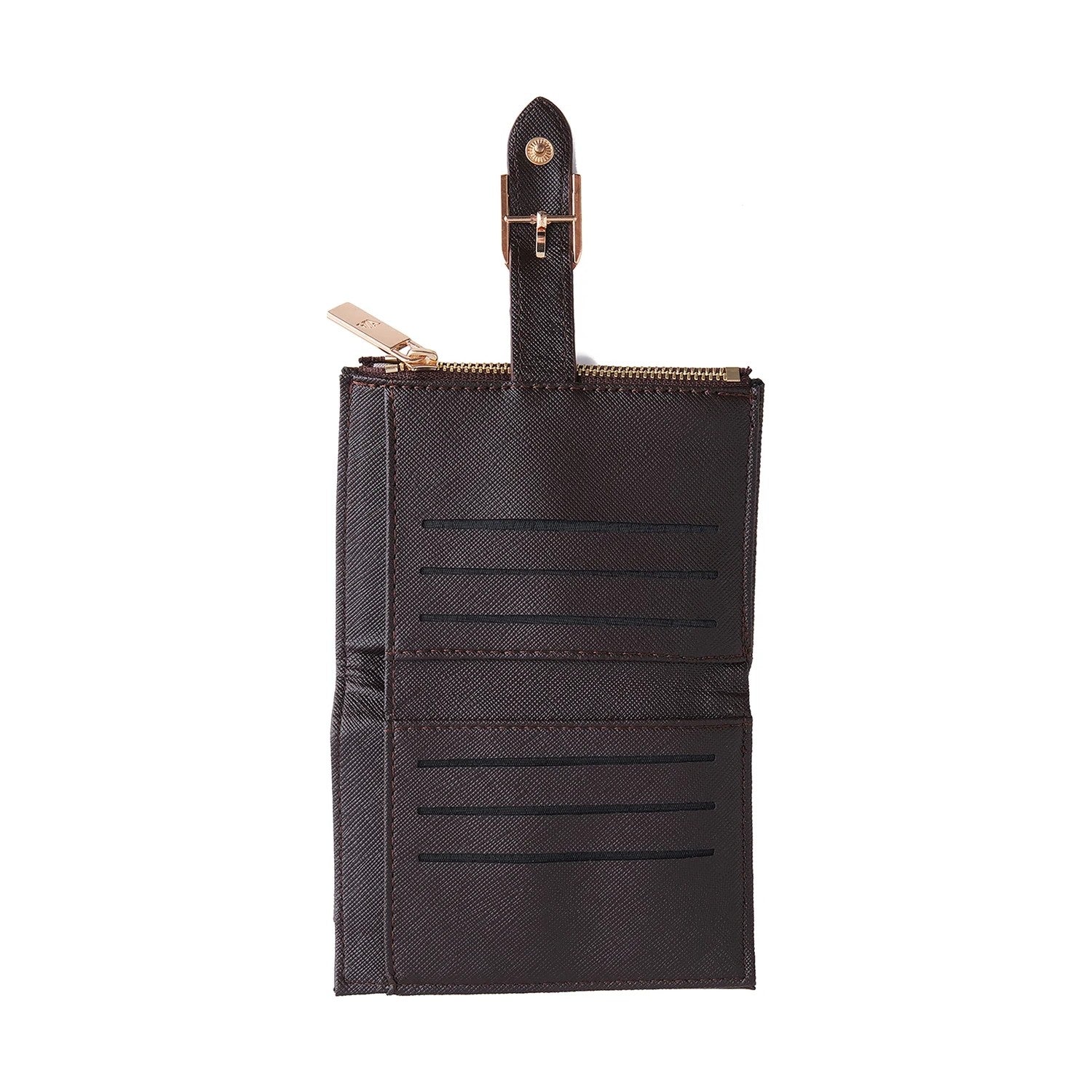 Armine Dotted Wallet Coffee Format - MALLTURK