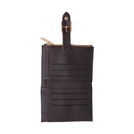 Armine Dotted Wallet Coffee Format - MALLTURK