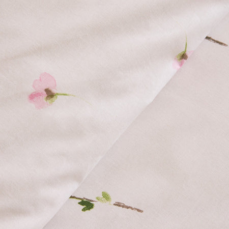 Karaca Home Natera 100% Cotton Single Duvet Cover Set Pink - MALLTURK