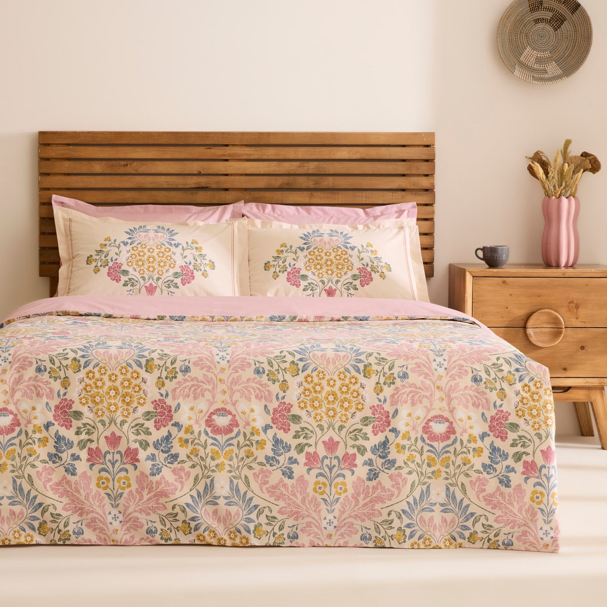 Karaca Home Grandis %100 Cotton Double Duvet Cover Set Multicolour - MALLTURK
