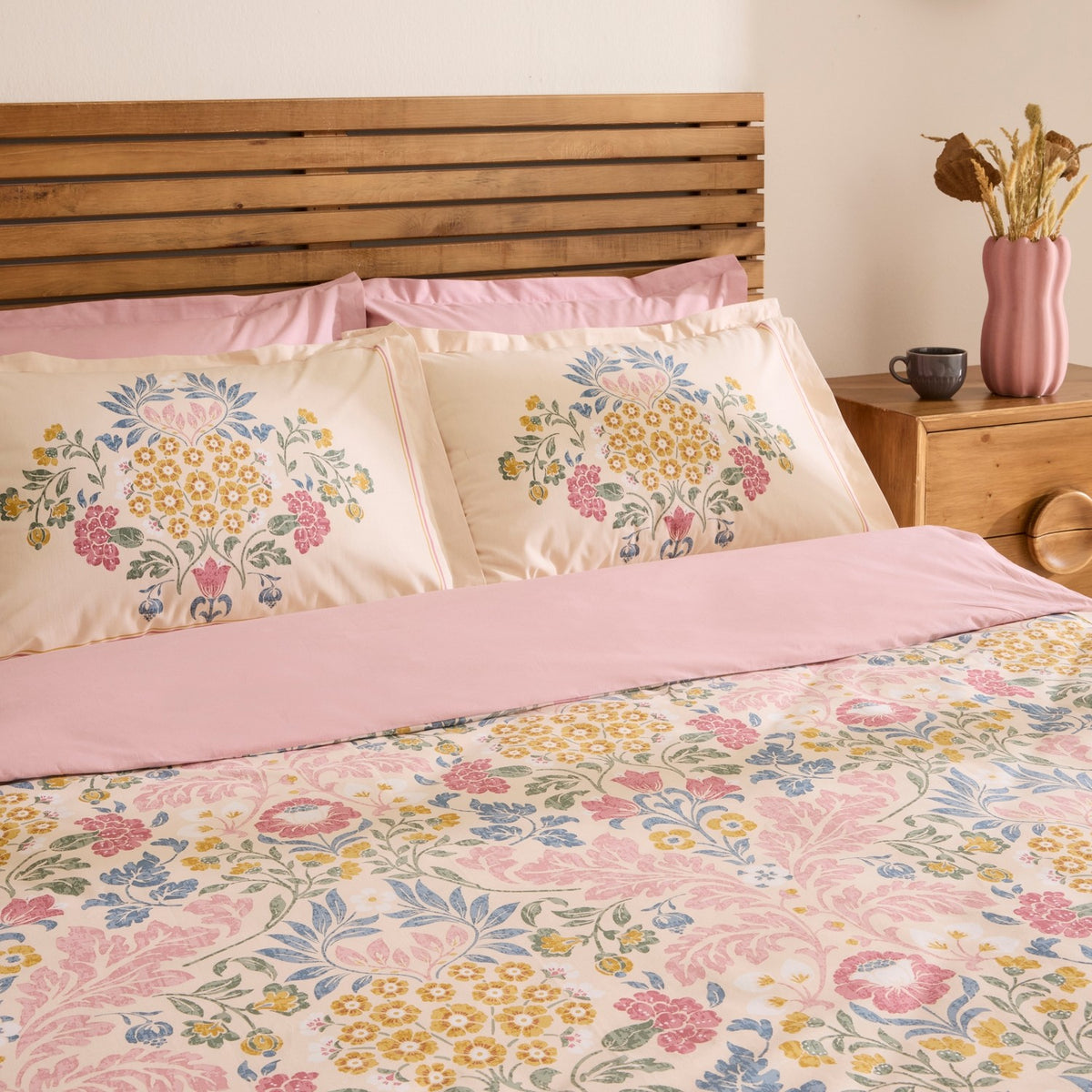 Karaca Home Grandis %100 Cotton Double Duvet Cover Set Multicolour - MALLTURK