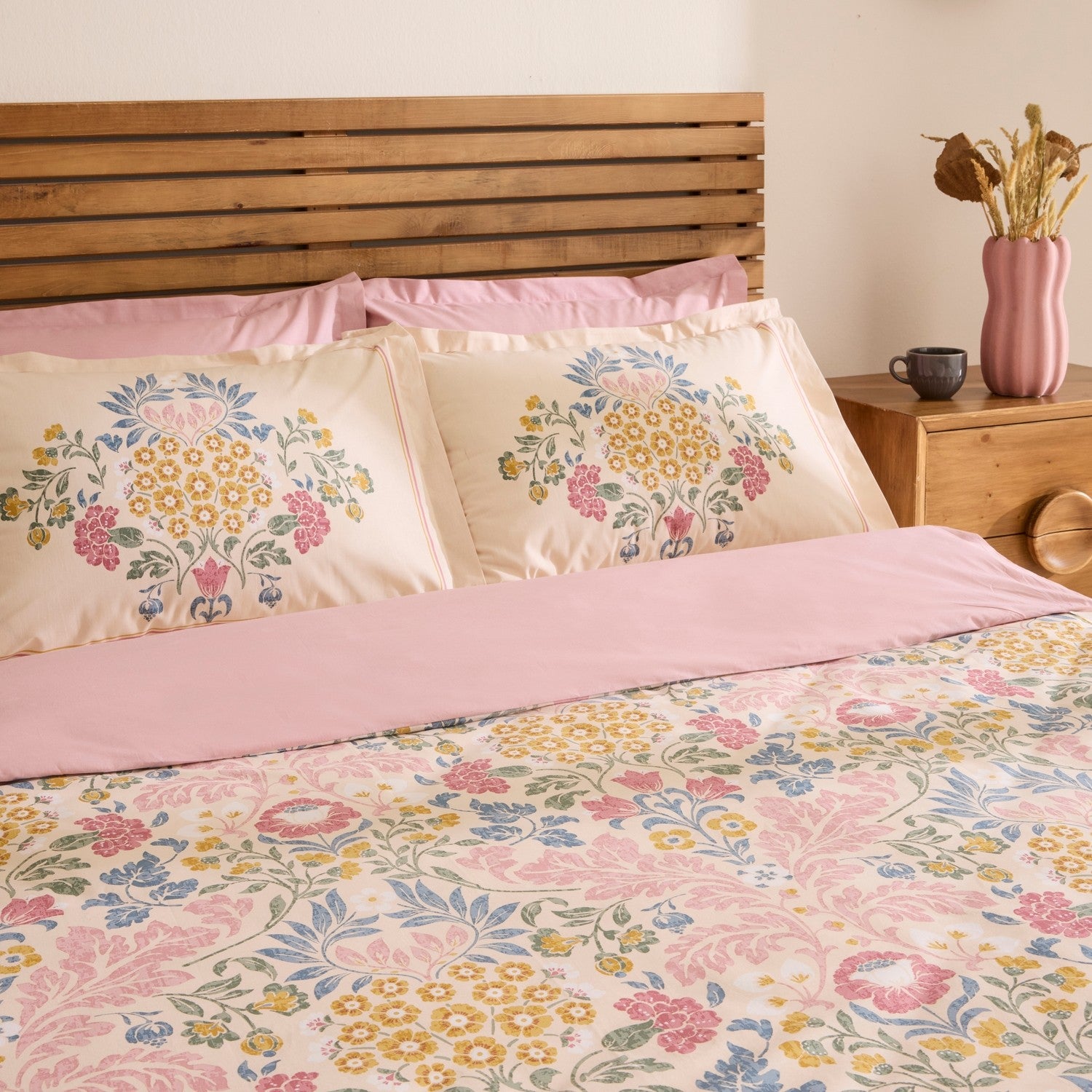 Karaca Home Grandis %100 Cotton Double Duvet Cover Set Multicolour - MALLTURK
