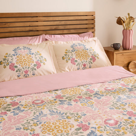 Karaca Home Grandis %100 Cotton Double Duvet Cover Set Multicolour - MALLTURK
