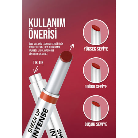 Flormar Sheer Up Lipstick - MALLTURK