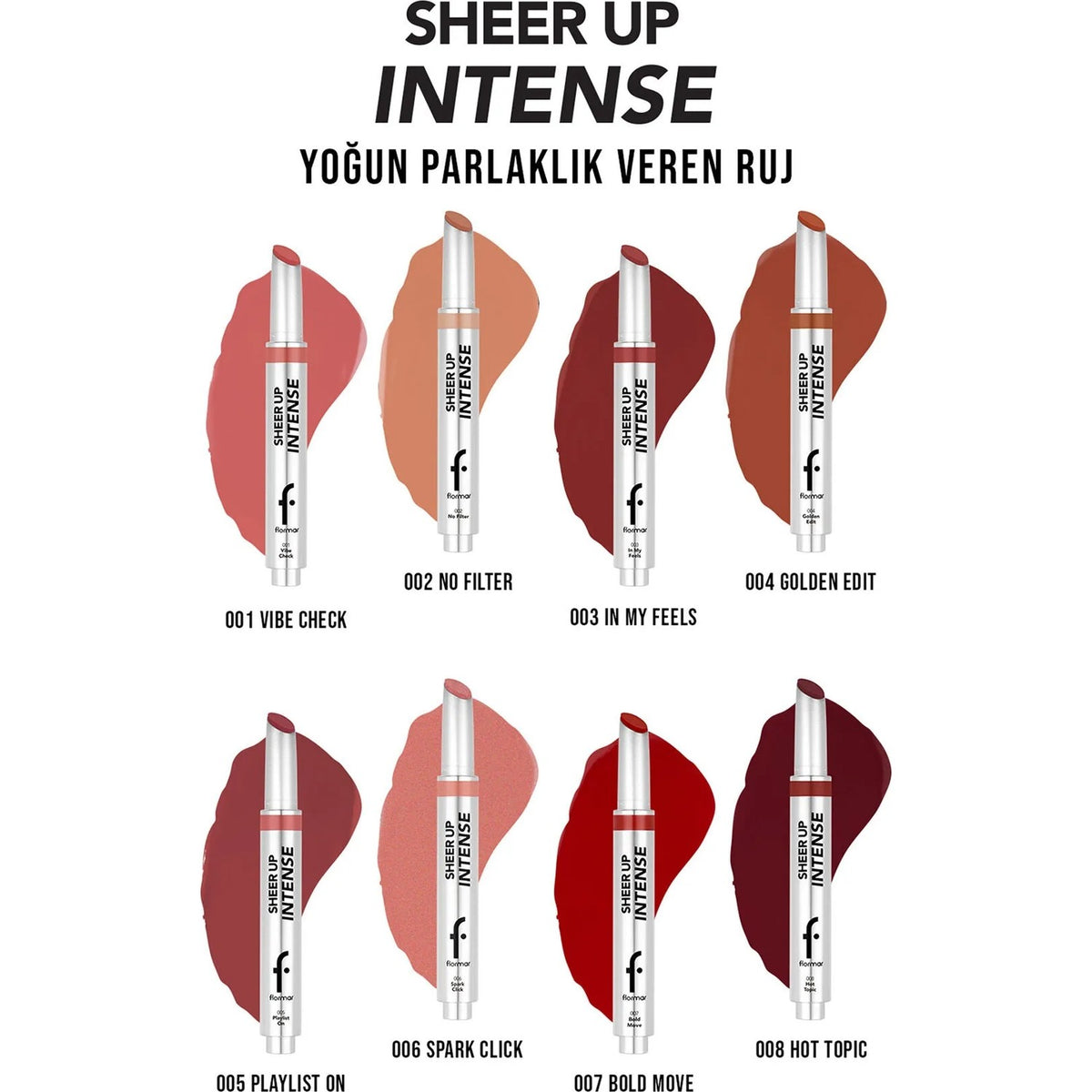 Flormar Sheer Up Lipstick - MALLTURK