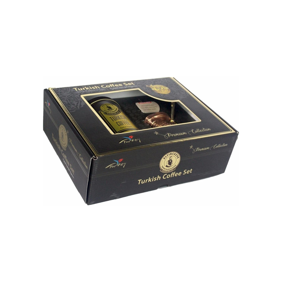 Altincezve Premium Collection Turkish Coffee Set with Cezve - MALLTURK