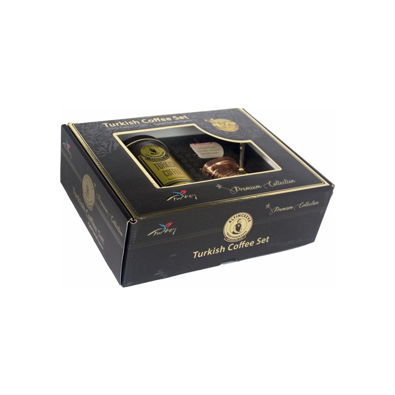 Altincezve Premium Collection Turkish Coffee Set with Cezve - MALLTURK