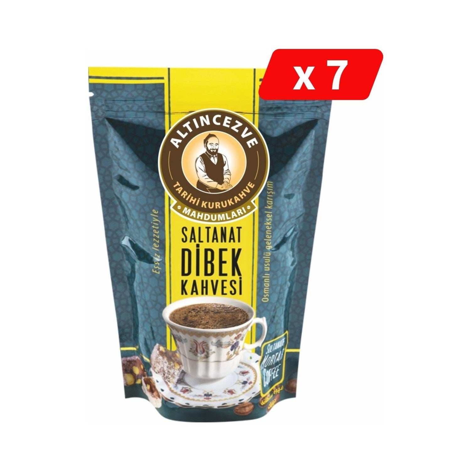 AltincezveSaltanat Dibek Coffee 200 gr x 7 Packs - MALLTURK