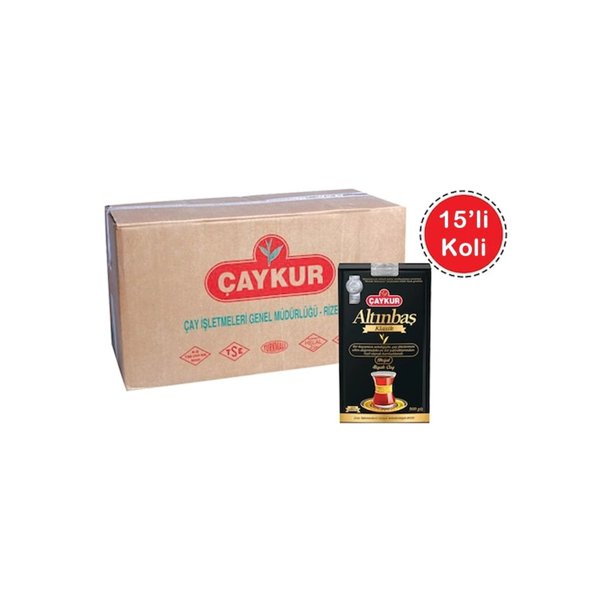 Caykur Altinbas Klasik 500 g 15 pieces - MALLTURK