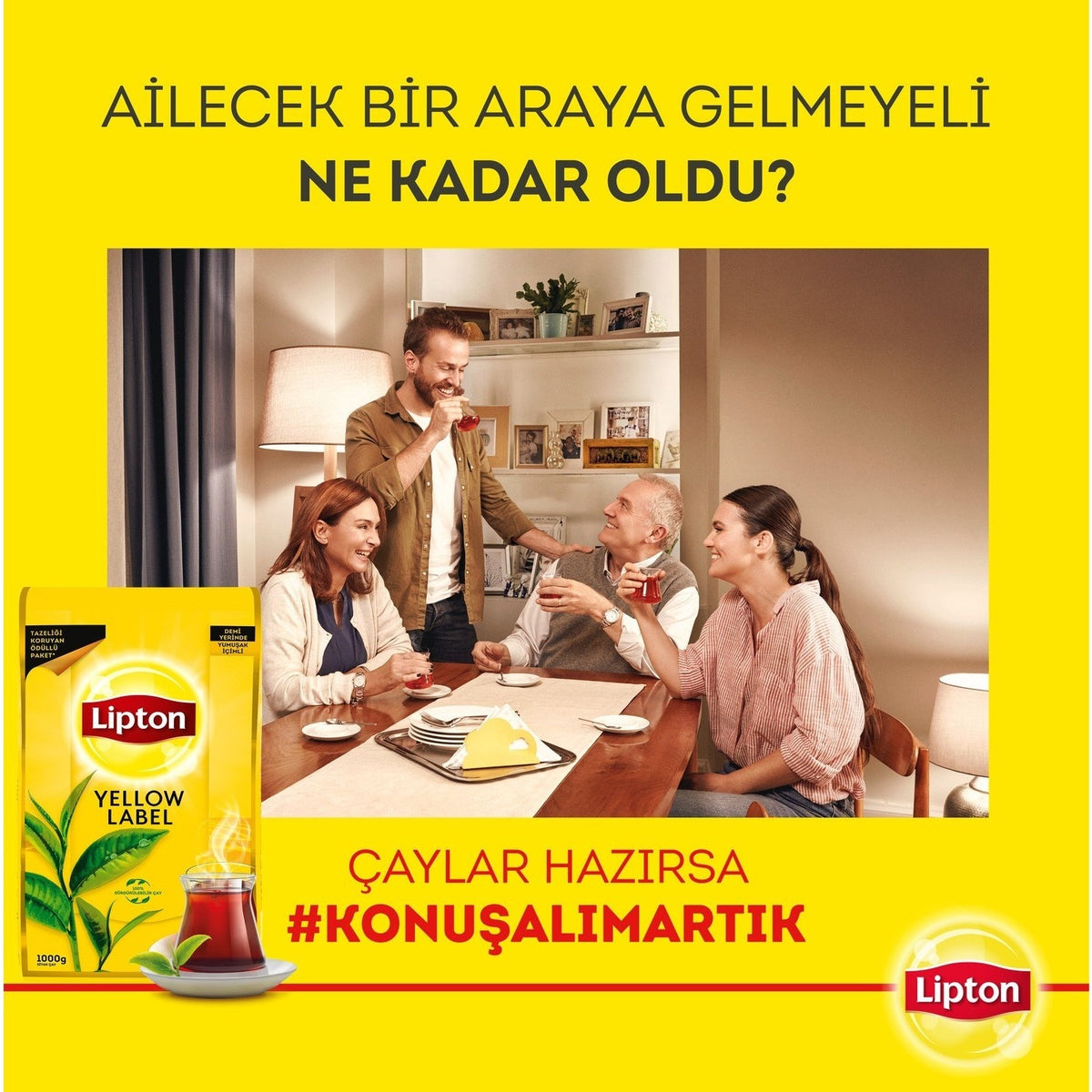 Lipton Yellow Label loose leaf tea 1000 g - MALLTURK