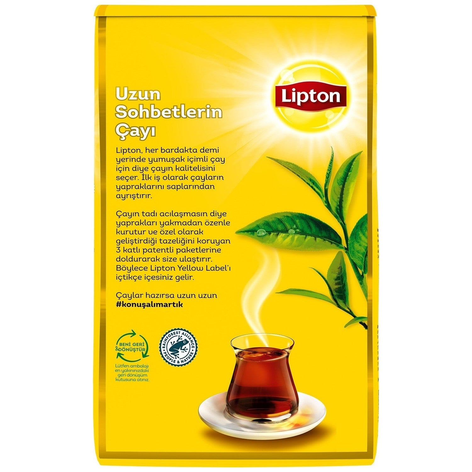 Lipton Yellow Label loose leaf tea 1000 g - MALLTURK