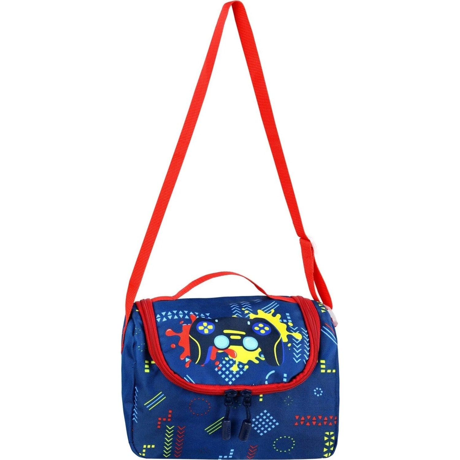 Just Polo Women's Shoulder Bag, Everyday, New Season, Just Polo Black and Red - MALLTURK