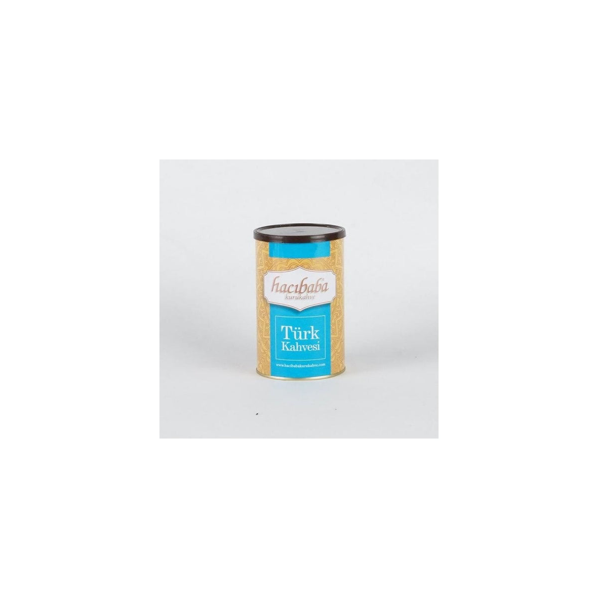 Hacibaba Turkish Coffee - 250 gr Tin Can, Pack of 12 - MALLTURK