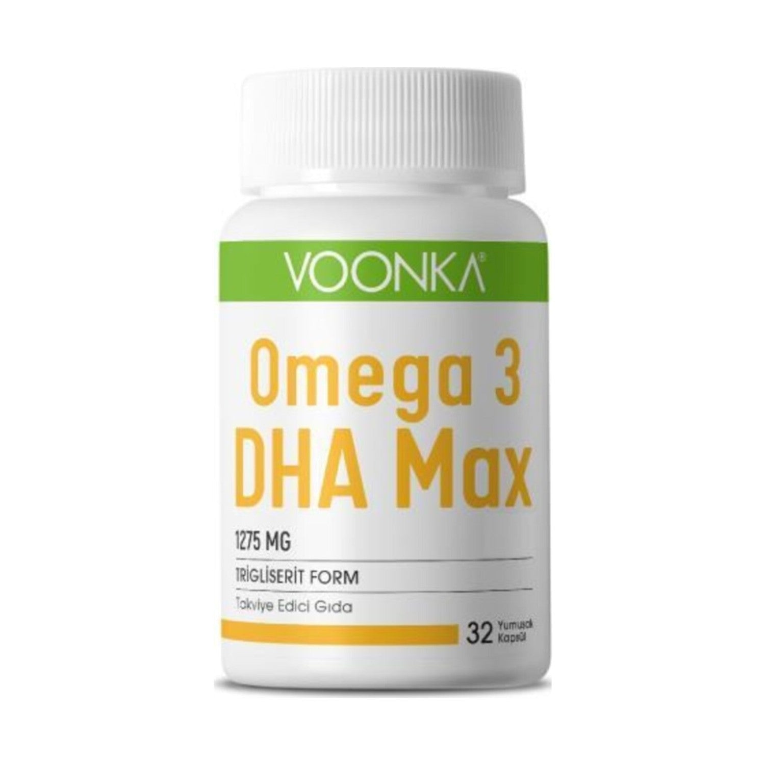 Voonka Omega 3 Dha Max 1275Mg 32 Capsules - MALLTURK