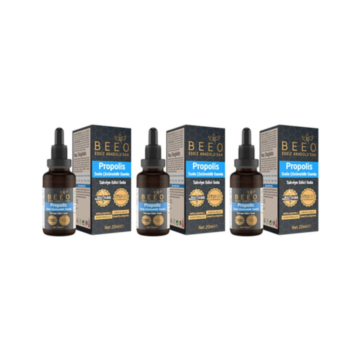 BEE'O Water-Soluble Propolis Drops - MALLTURK