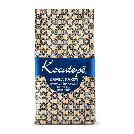 Kocatepe Coffee Turkish Coffee with Mastic Gum Flavor 500 gr Foil Packaging - MALLTURK