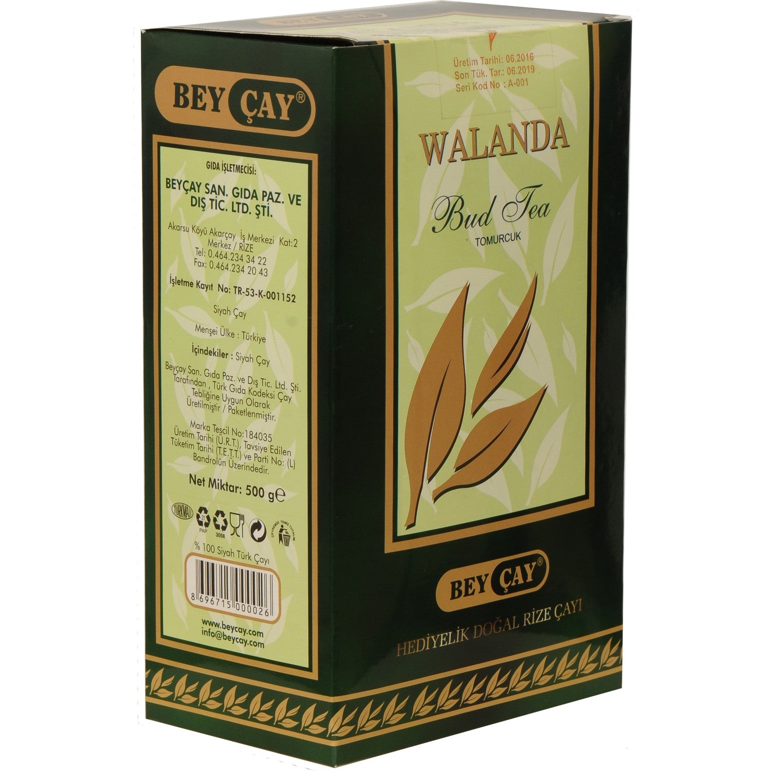 Bey tea Beycay Walanda Elekalti tea 500 g x 6-pack - MALLTURK