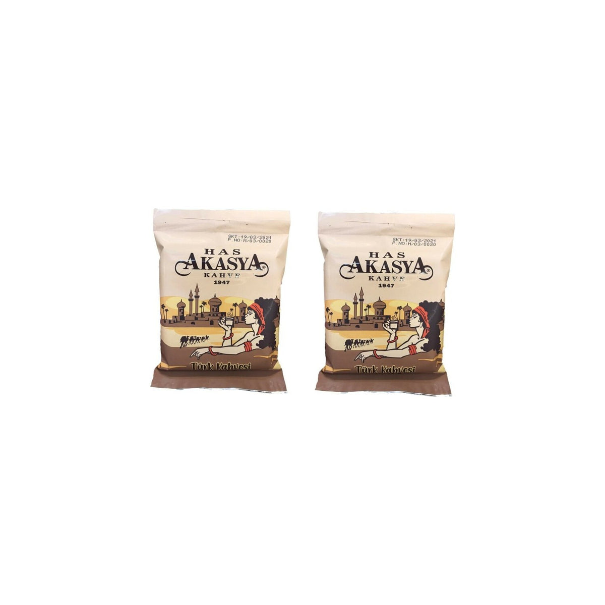 Has Akasya Turkish Coffee 100 gr 2-pack - MALLTURK