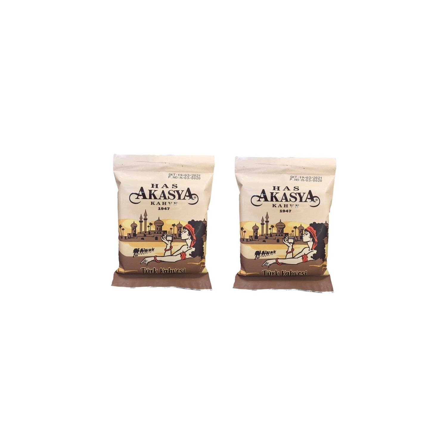 Has Akasya Turkish Coffee 100 gr 2-pack - MALLTURK