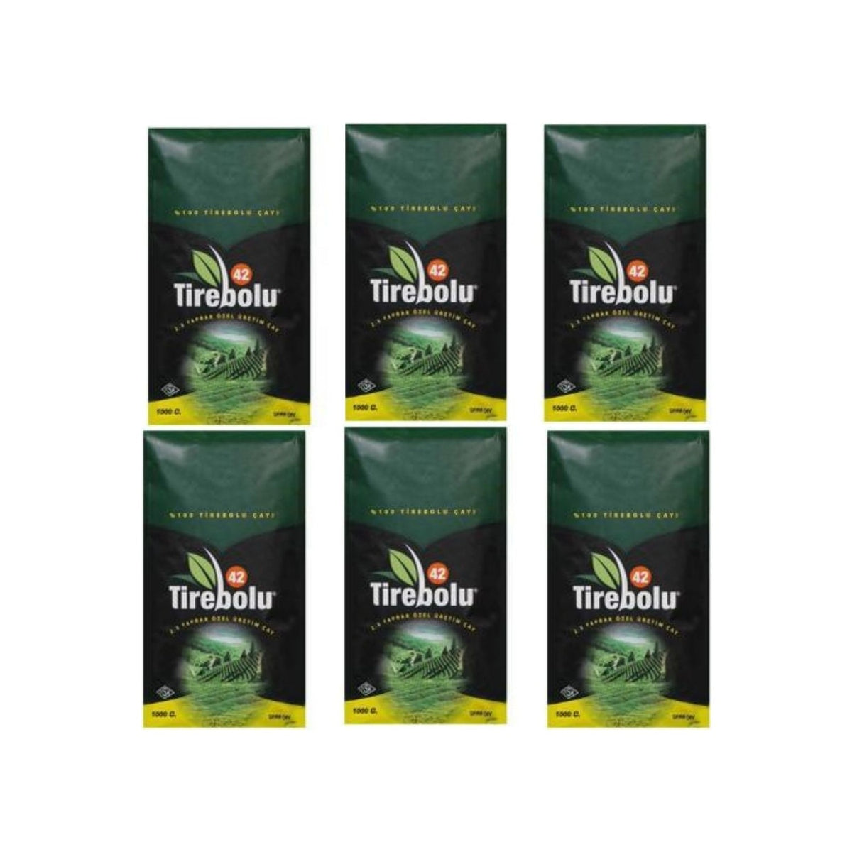 Tirebolu 42 loose leaf black tea 1000 g x 6 quality Karadeniz Menseli aroma - MALLTURK