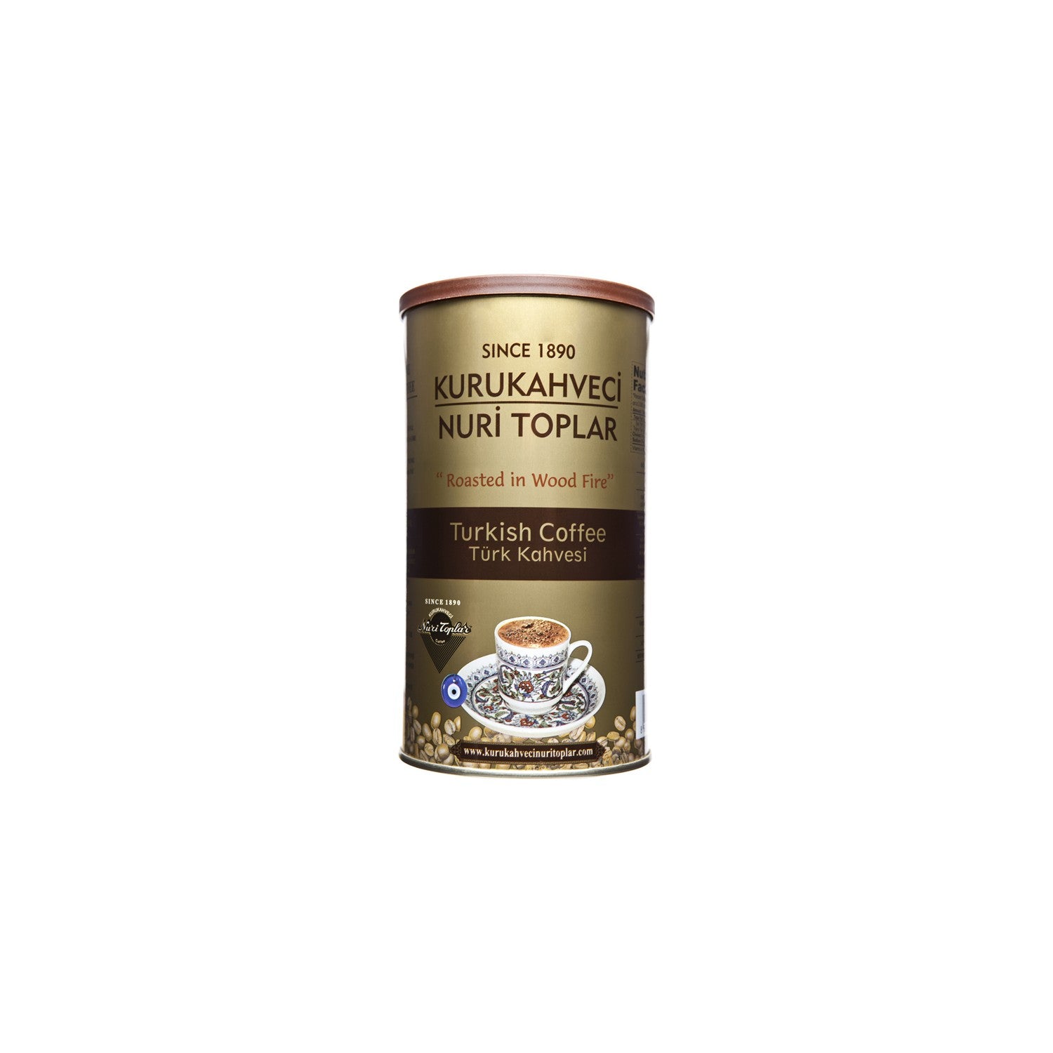 Nuri Toplar Turkish Coffee 500 gr Tin - MALLTURK