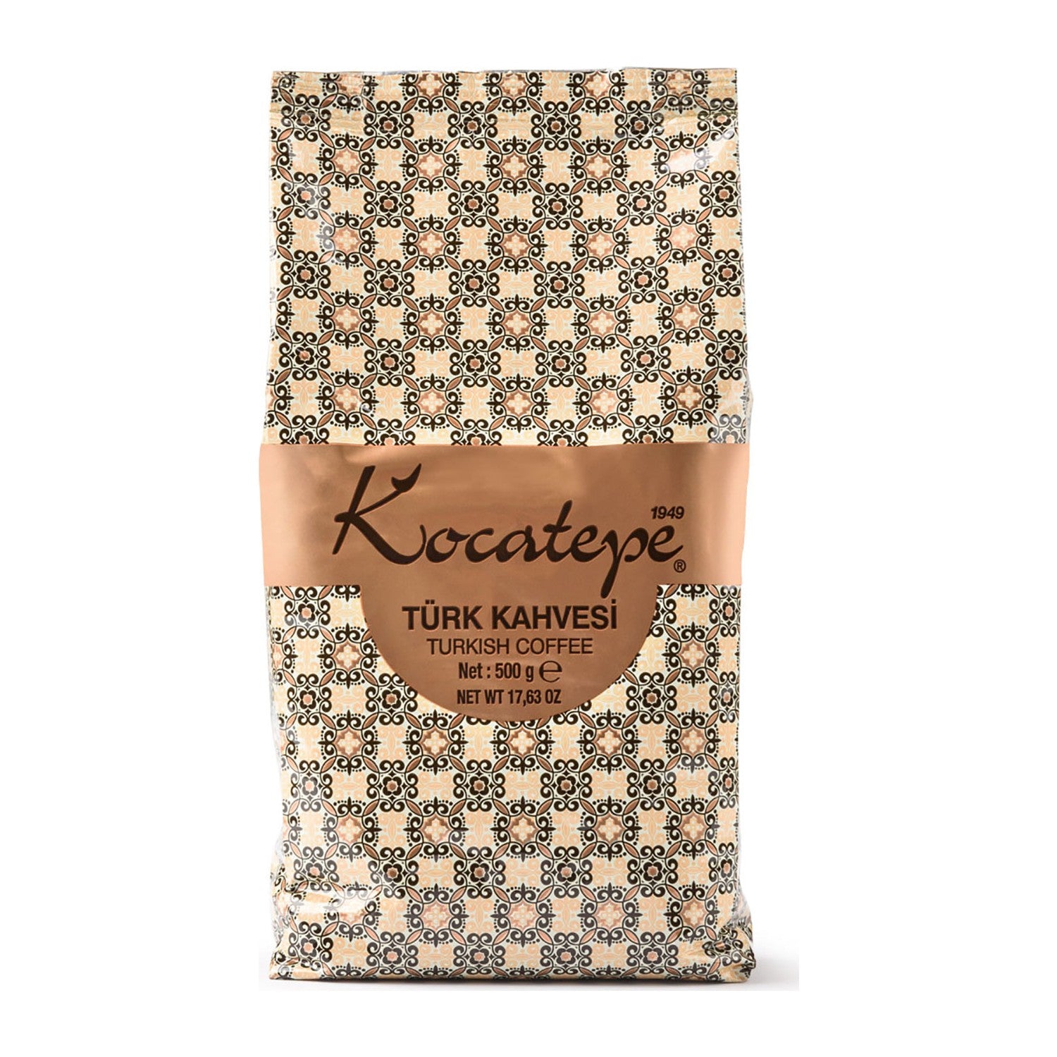 Kocatepe Coffee - Kocatepe 500g Foil Pack of 2 Turkish Coffee - Origin: Turkiye - intense Aroma - MALLTURK