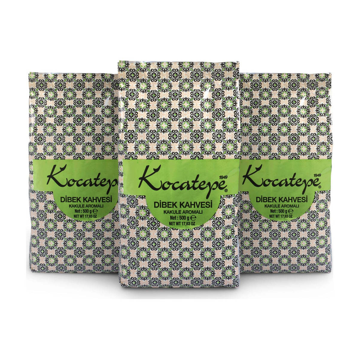 Kocatepe Coffee, Kocatepe Dibek Coffee 500GR Foil Pack of 3 - MALLTURK