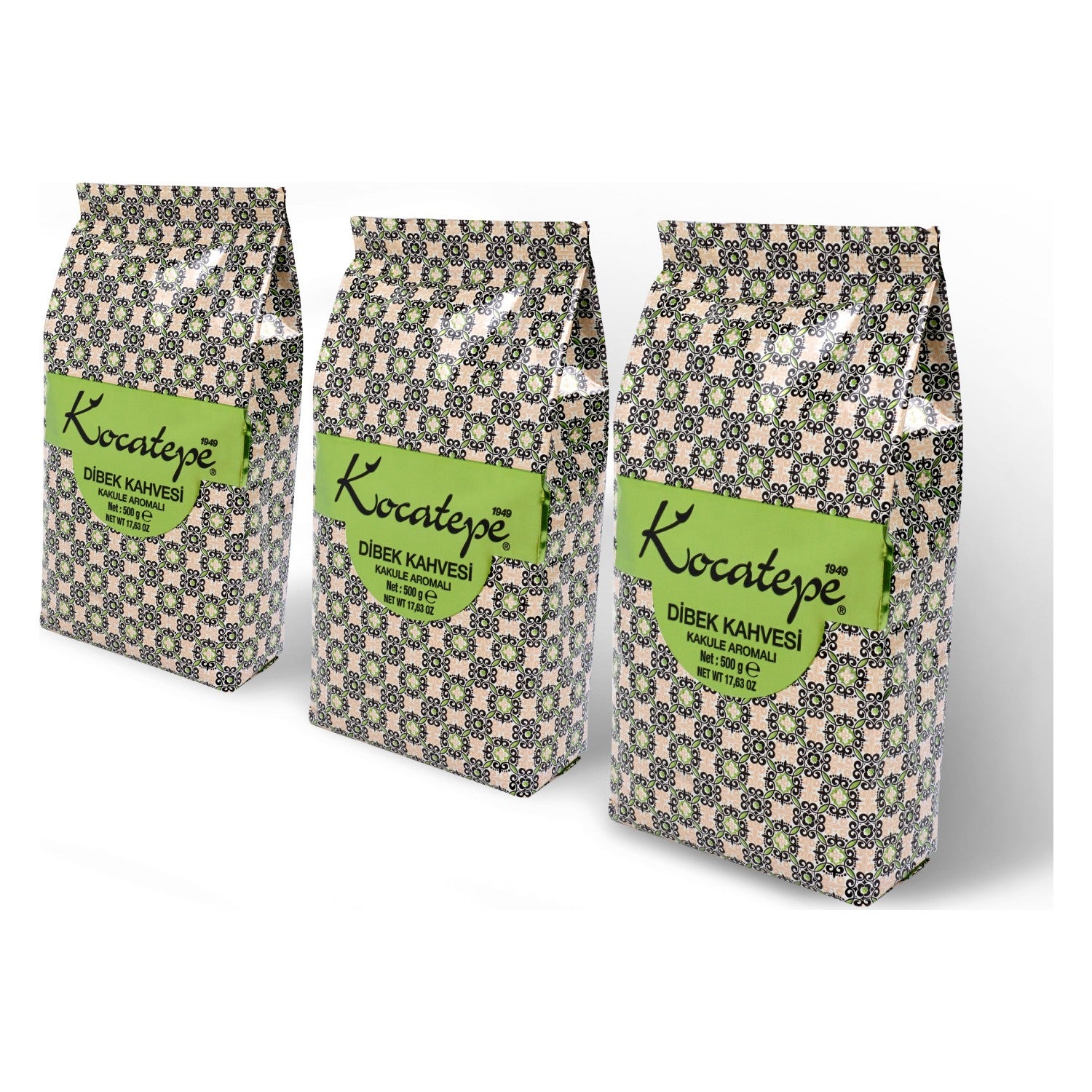 Kocatepe Coffee, Kocatepe Dibek Coffee 500GR Foil Pack of 3 - MALLTURK