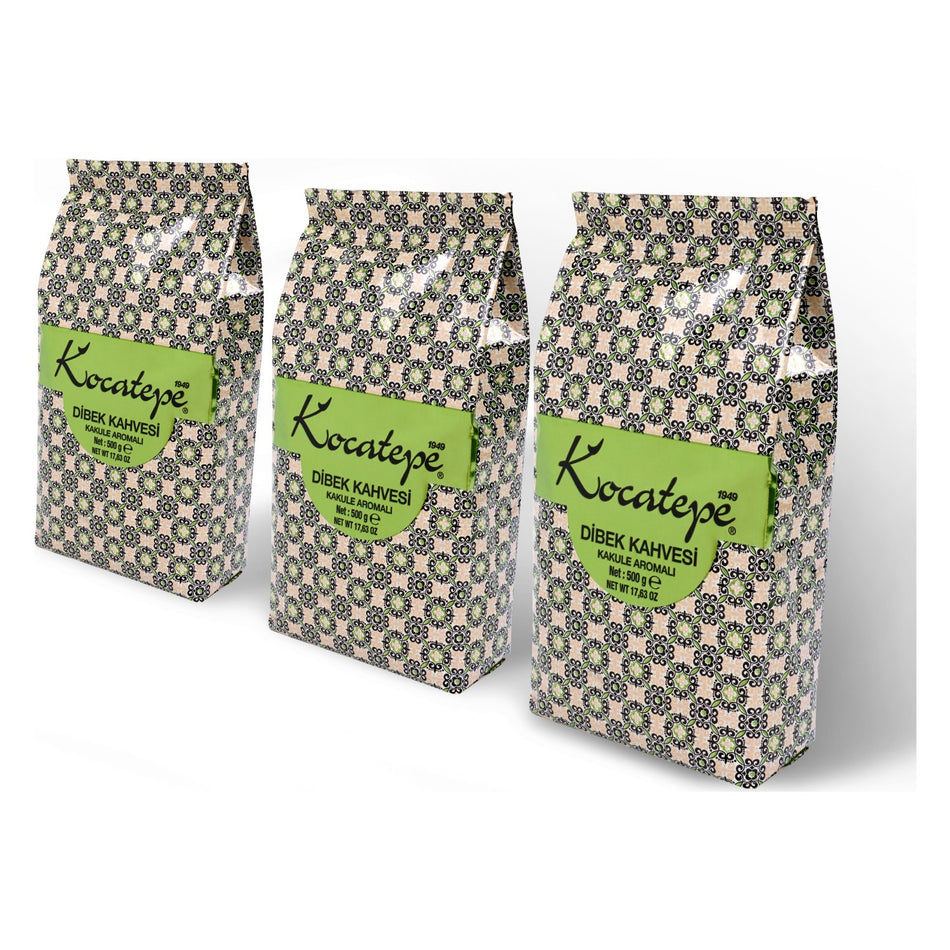 Kocatepe Coffee, Kocatepe Dibek Coffee 500GR Foil Pack of 3 - MALLTURK